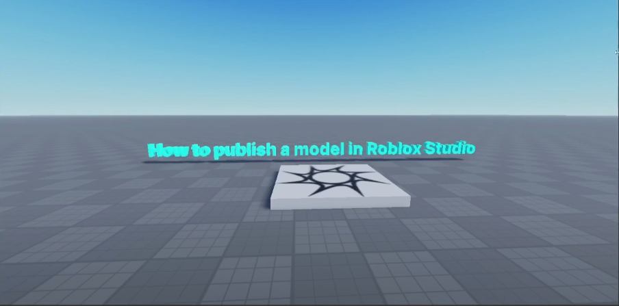 How to publish a model in Roblox Studio 2024